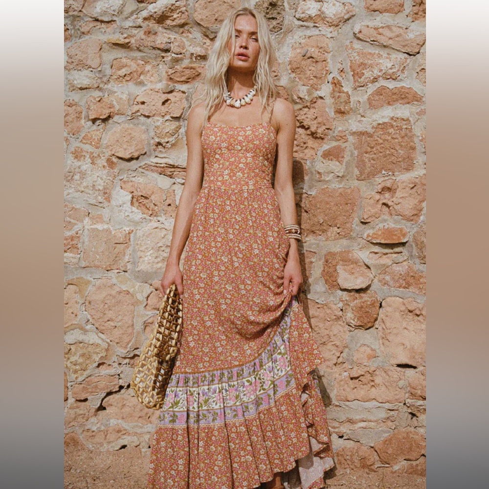 Spell Sienna Strappy Maxi Dress-Never Worn